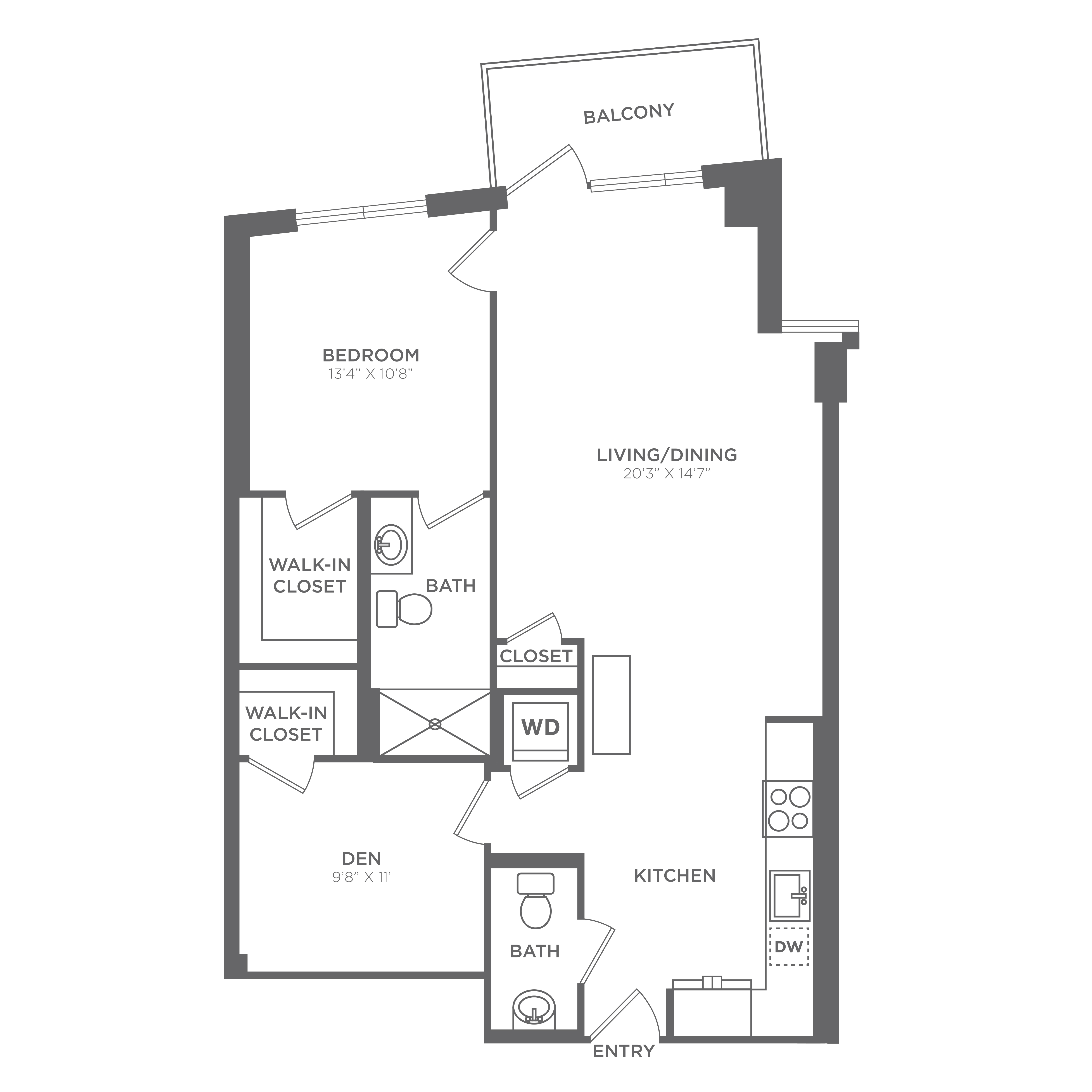 Floor plan layout diagram for AD4-R