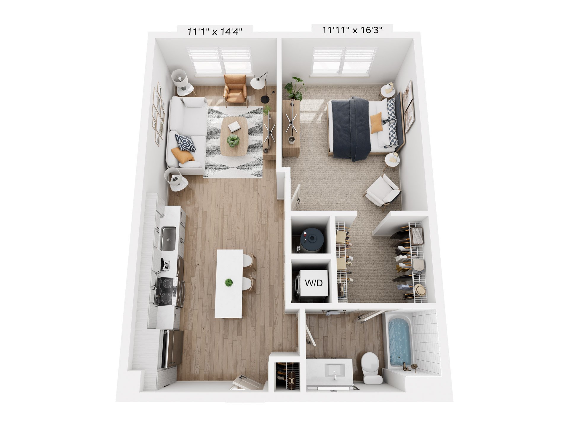 Floor plan layout diagram for A5