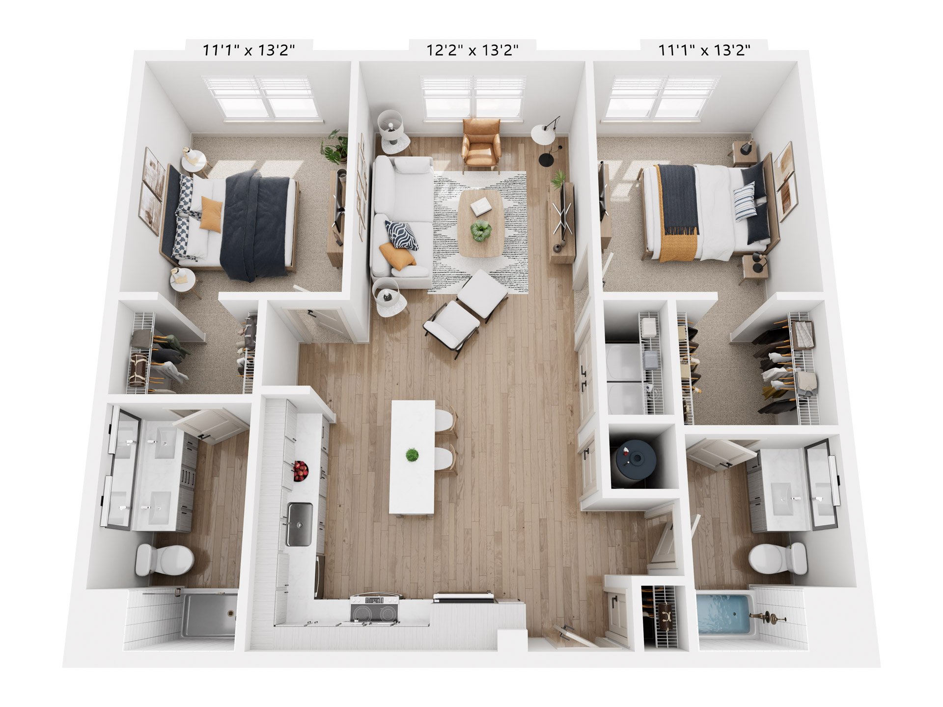 Floor plan layout diagram for B1