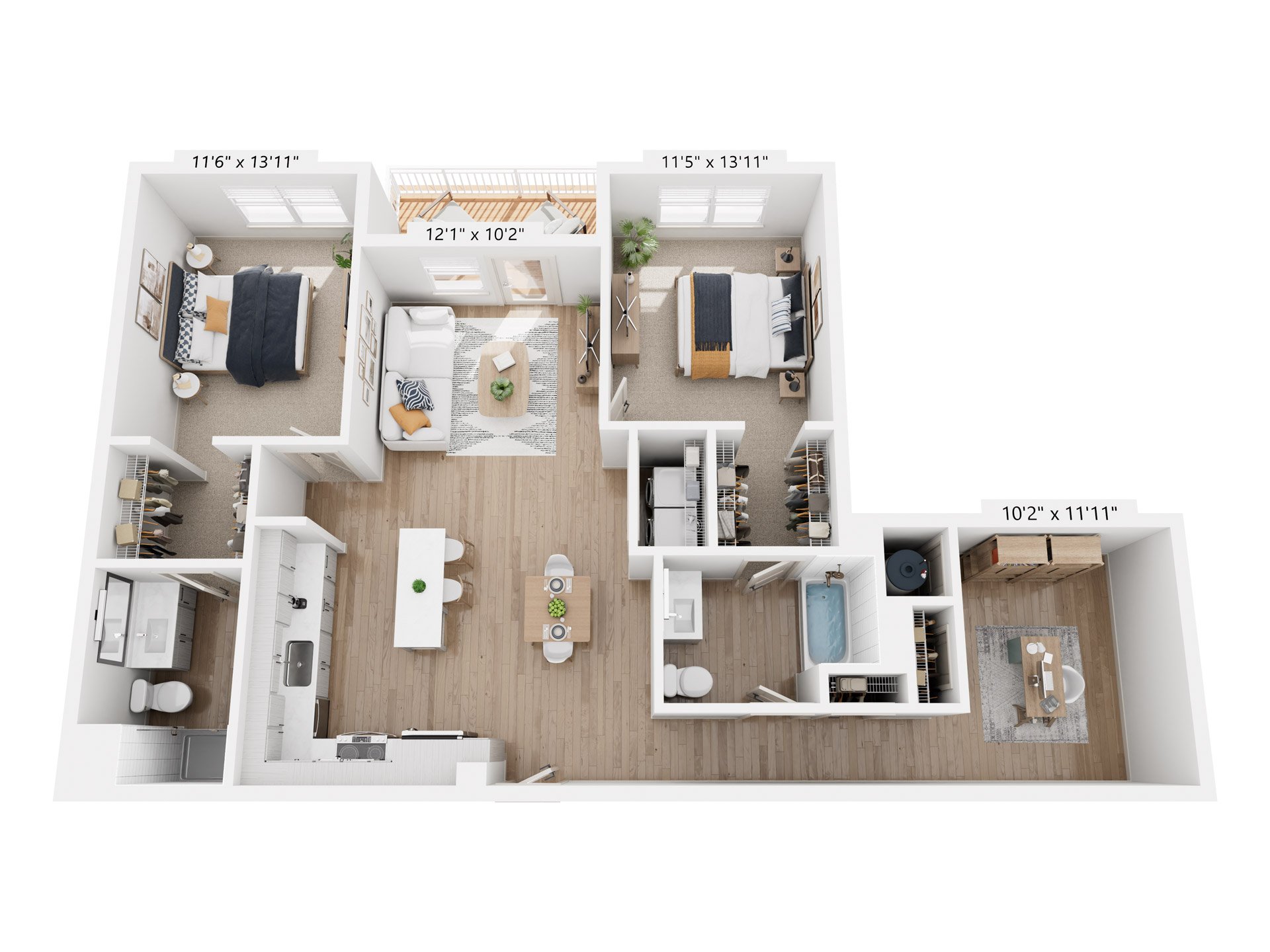 Floor plan layout diagram for B5