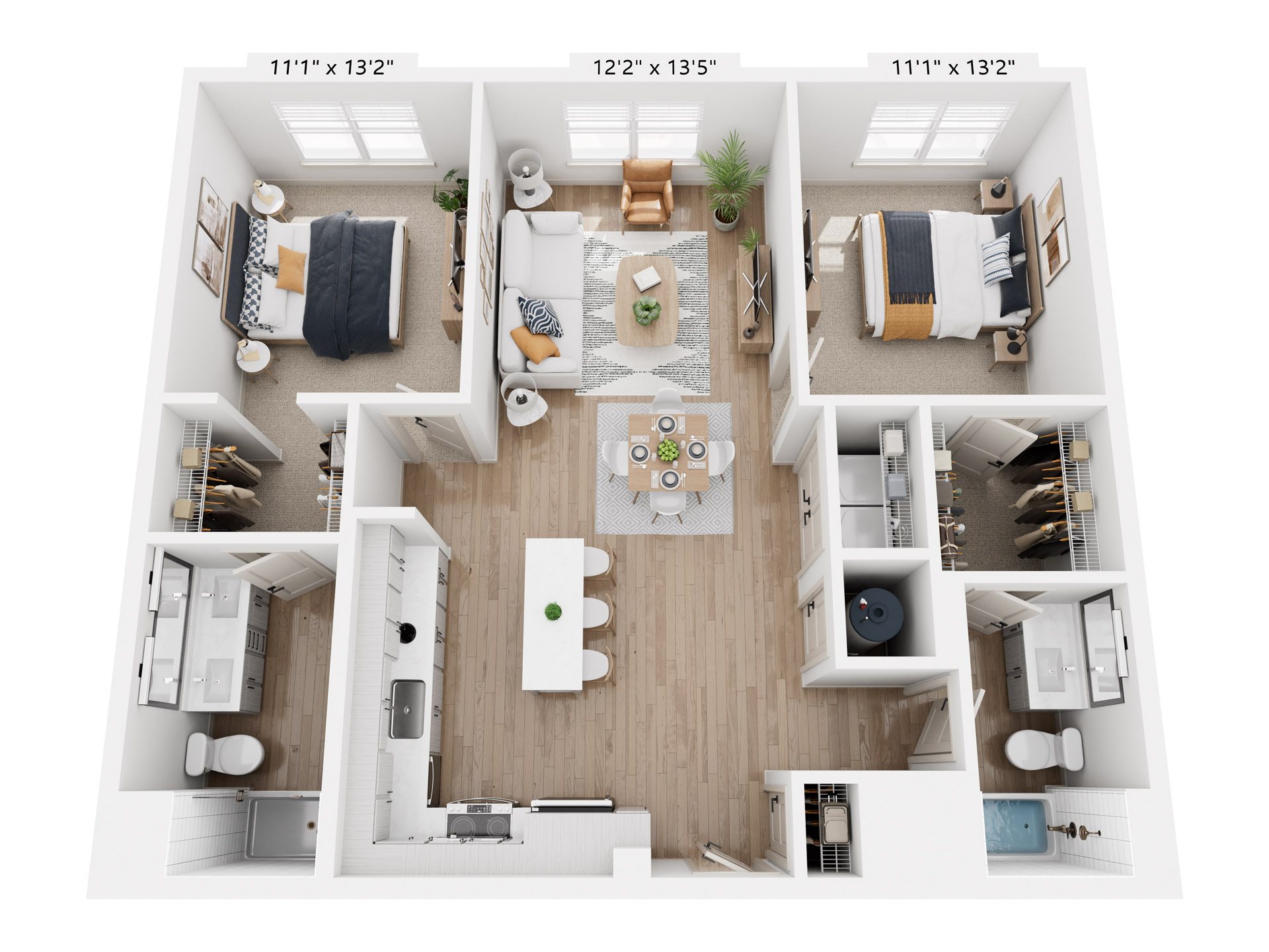 Floor plan layout diagram for B8