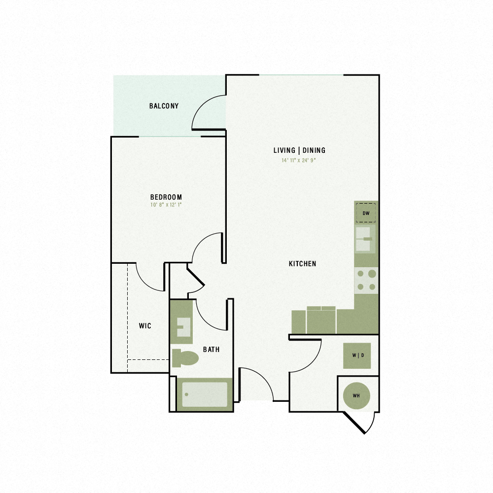 Floor plan layout diagram for A5