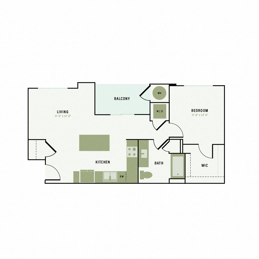 Floor plan layout diagram for A7