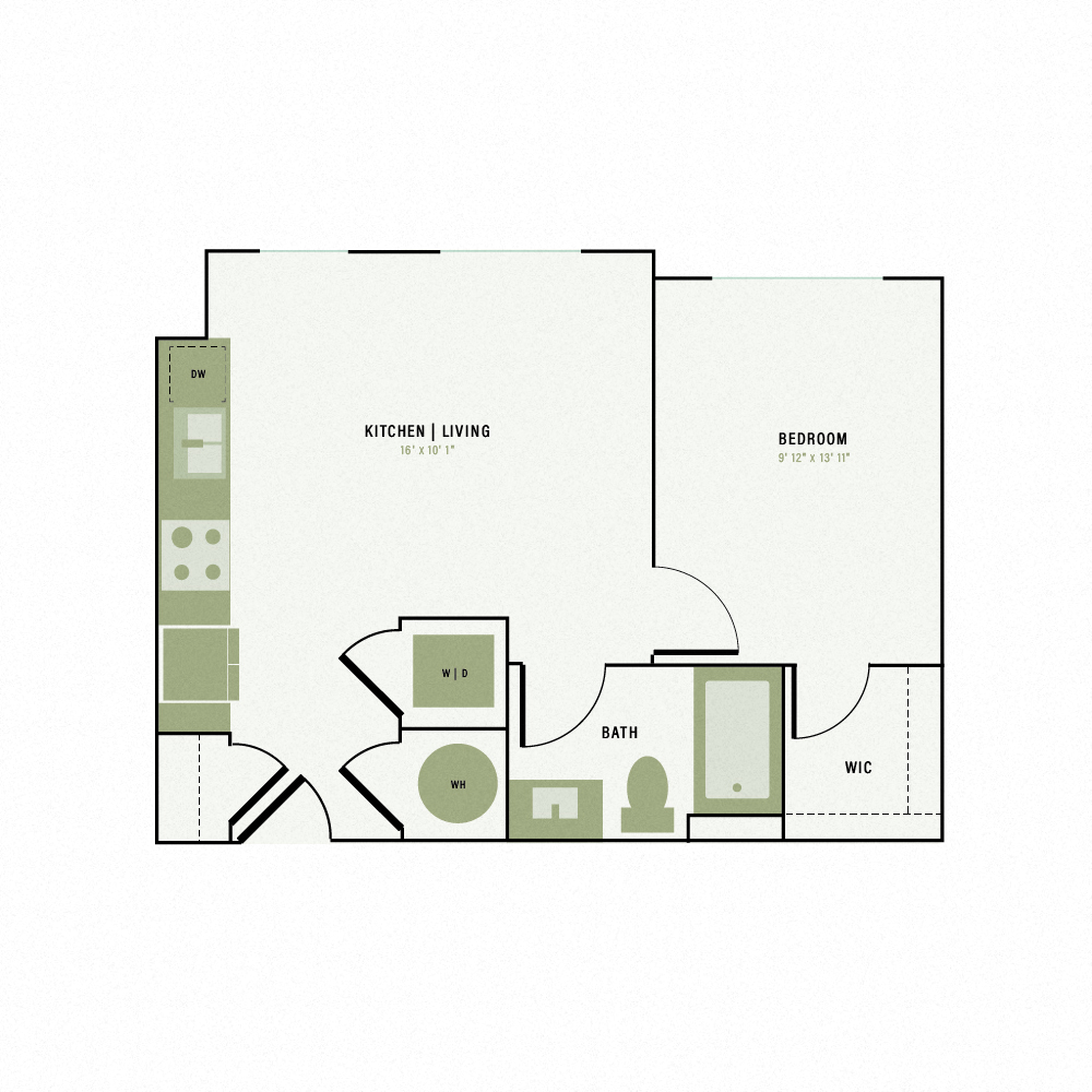 Floor plan layout diagram for A9