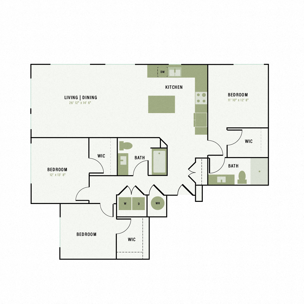 Floor plan layout diagram for C4