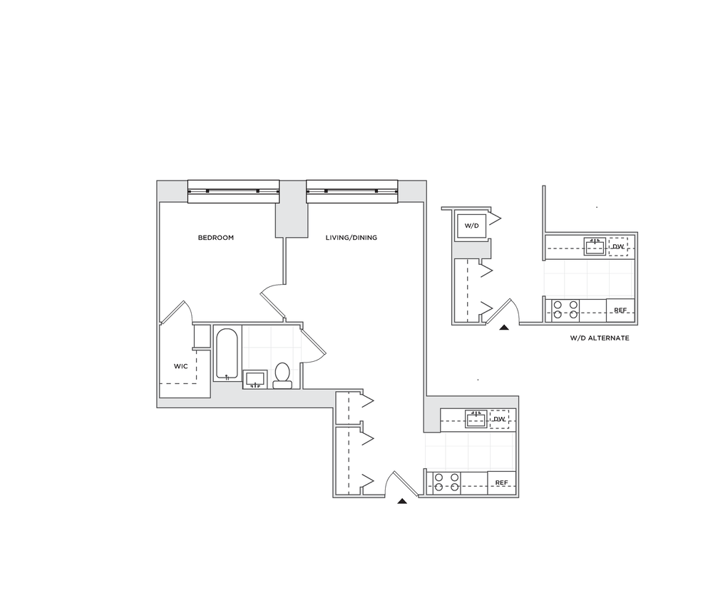 Floor plan layout diagram for A2