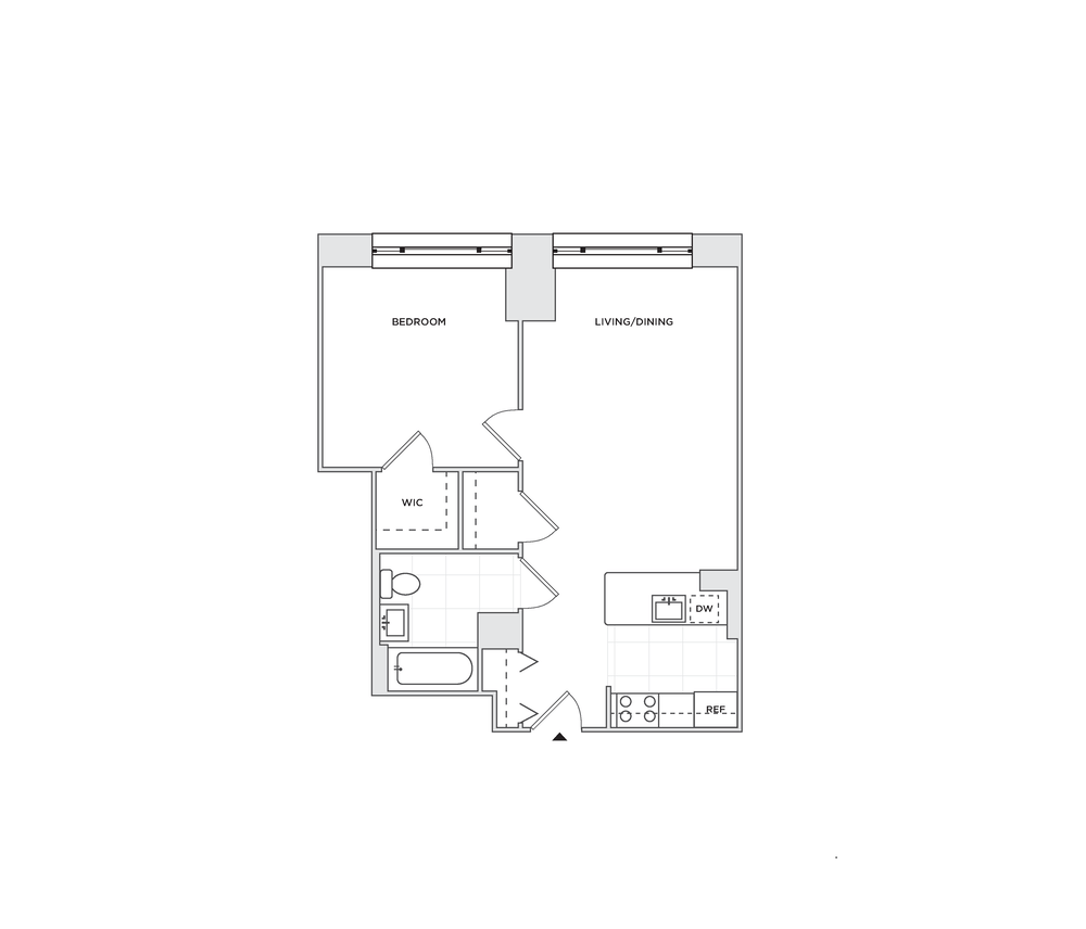 Floor plan layout diagram for A5