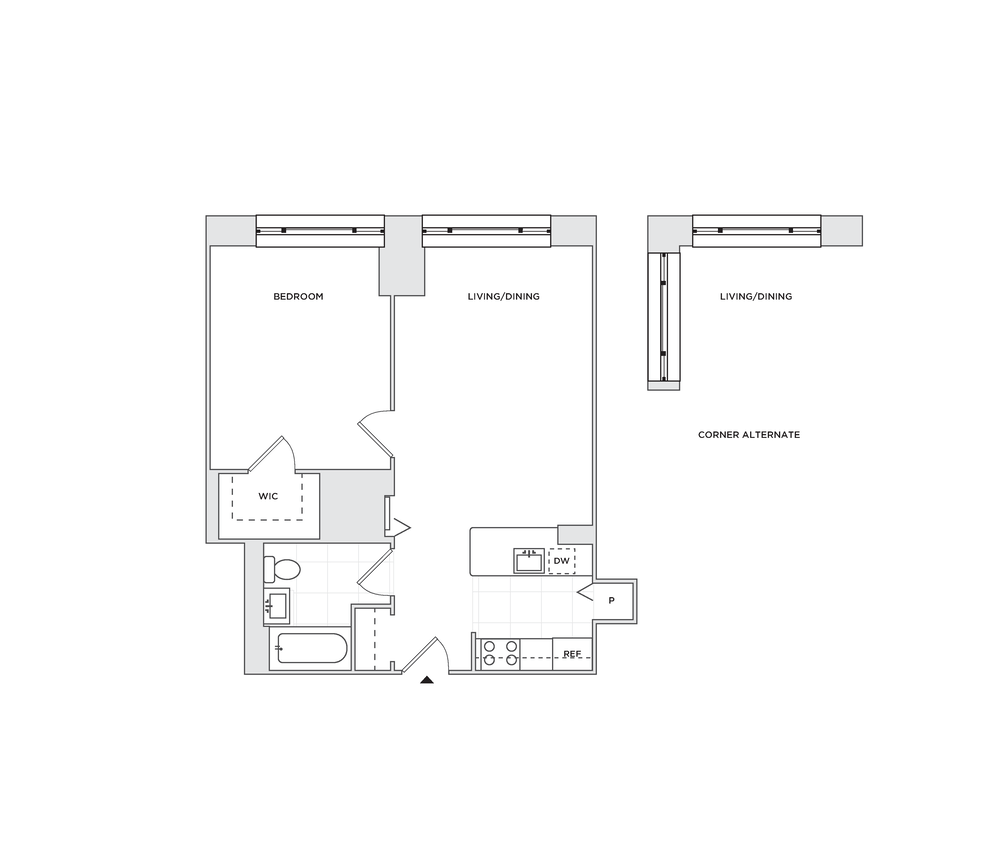 Floor plan layout diagram for A7