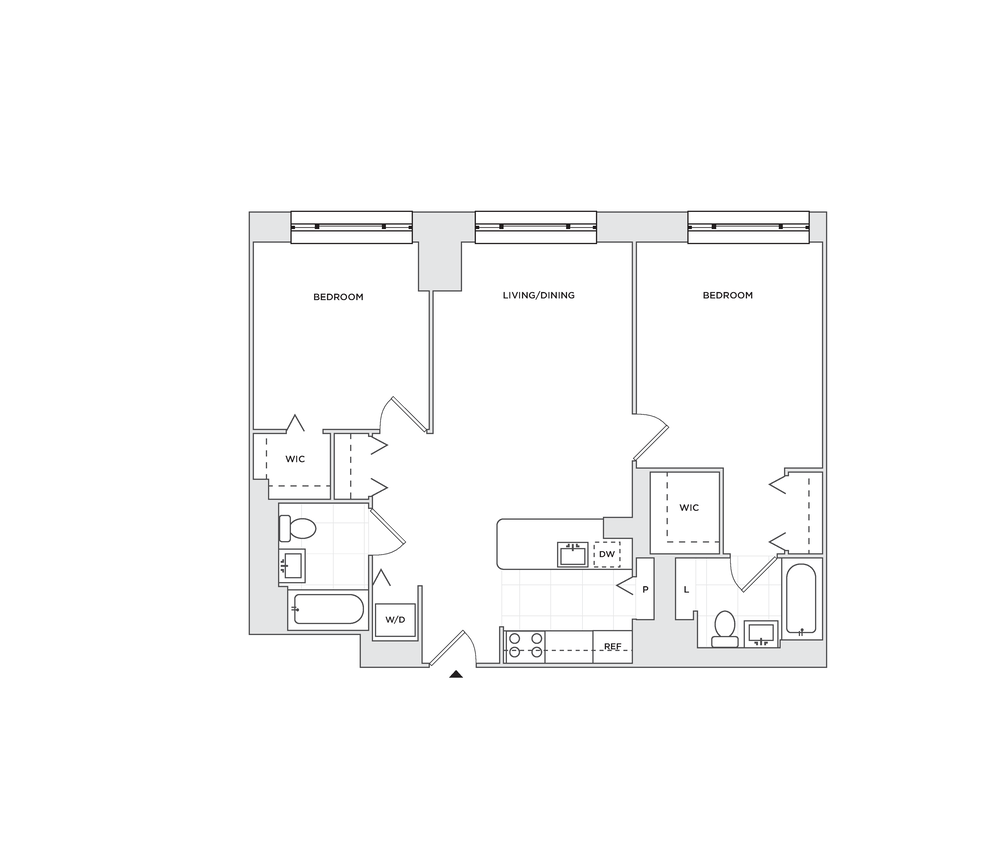 Floor plan layout diagram for B10
