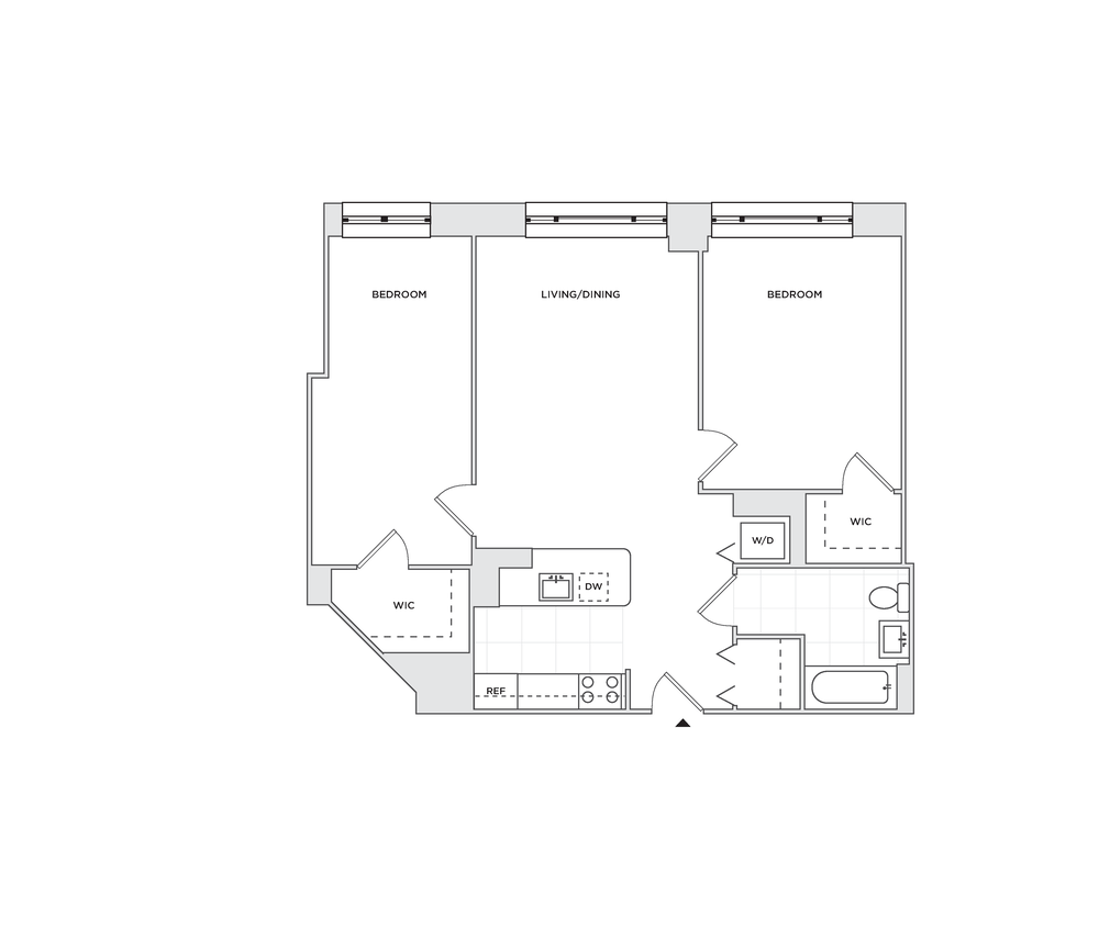 Floor plan layout diagram for B4