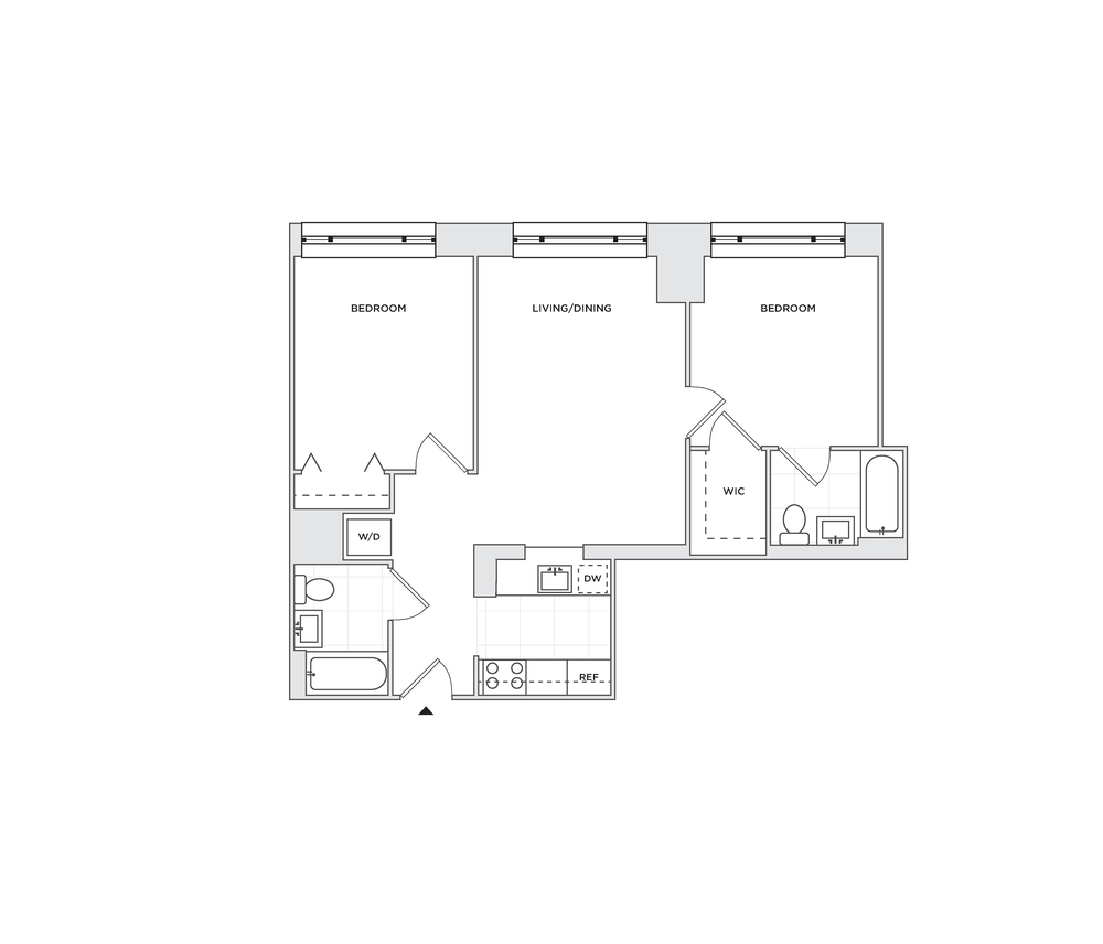 Floor plan layout diagram for B5