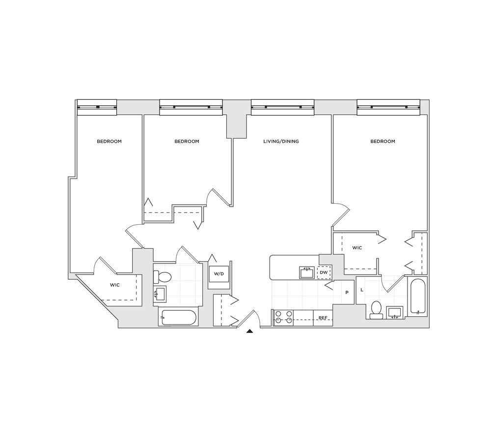 Floor plan layout diagram for C2