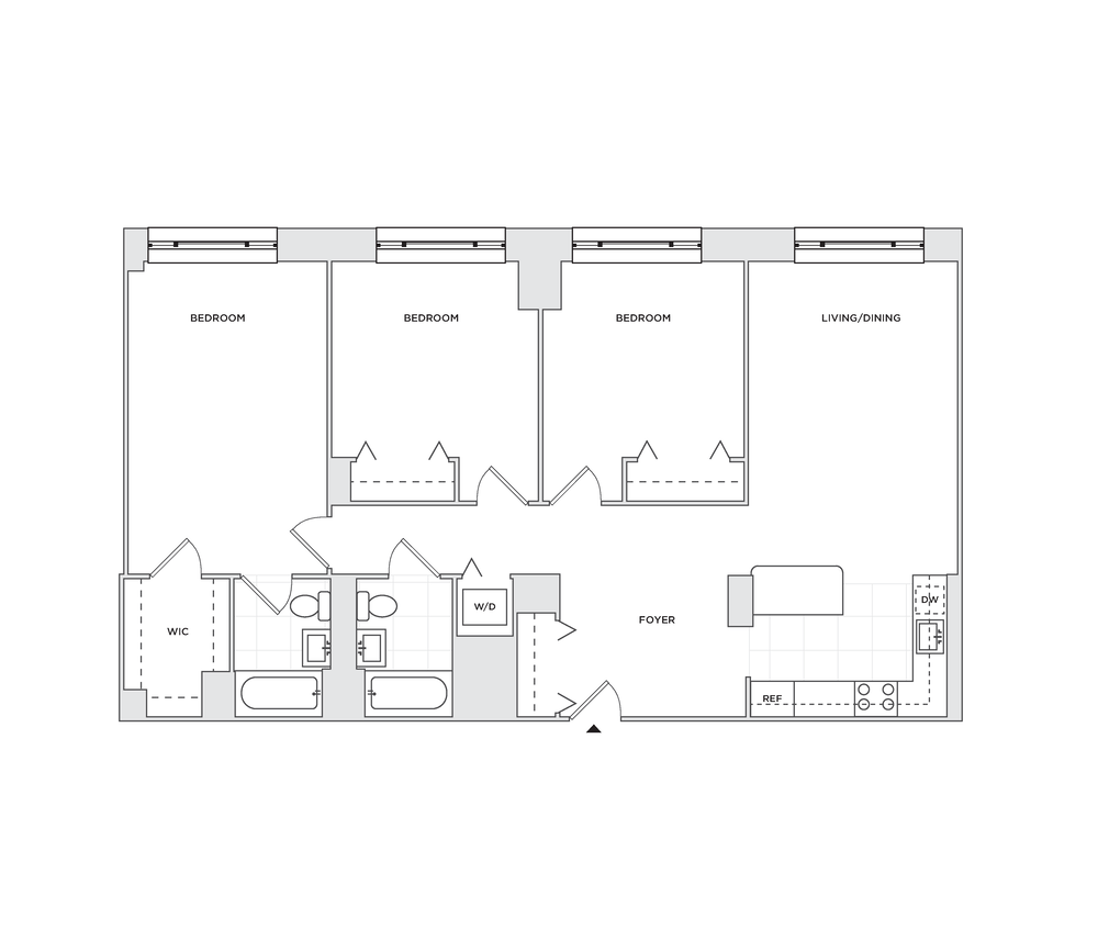 Floor plan layout diagram for C4