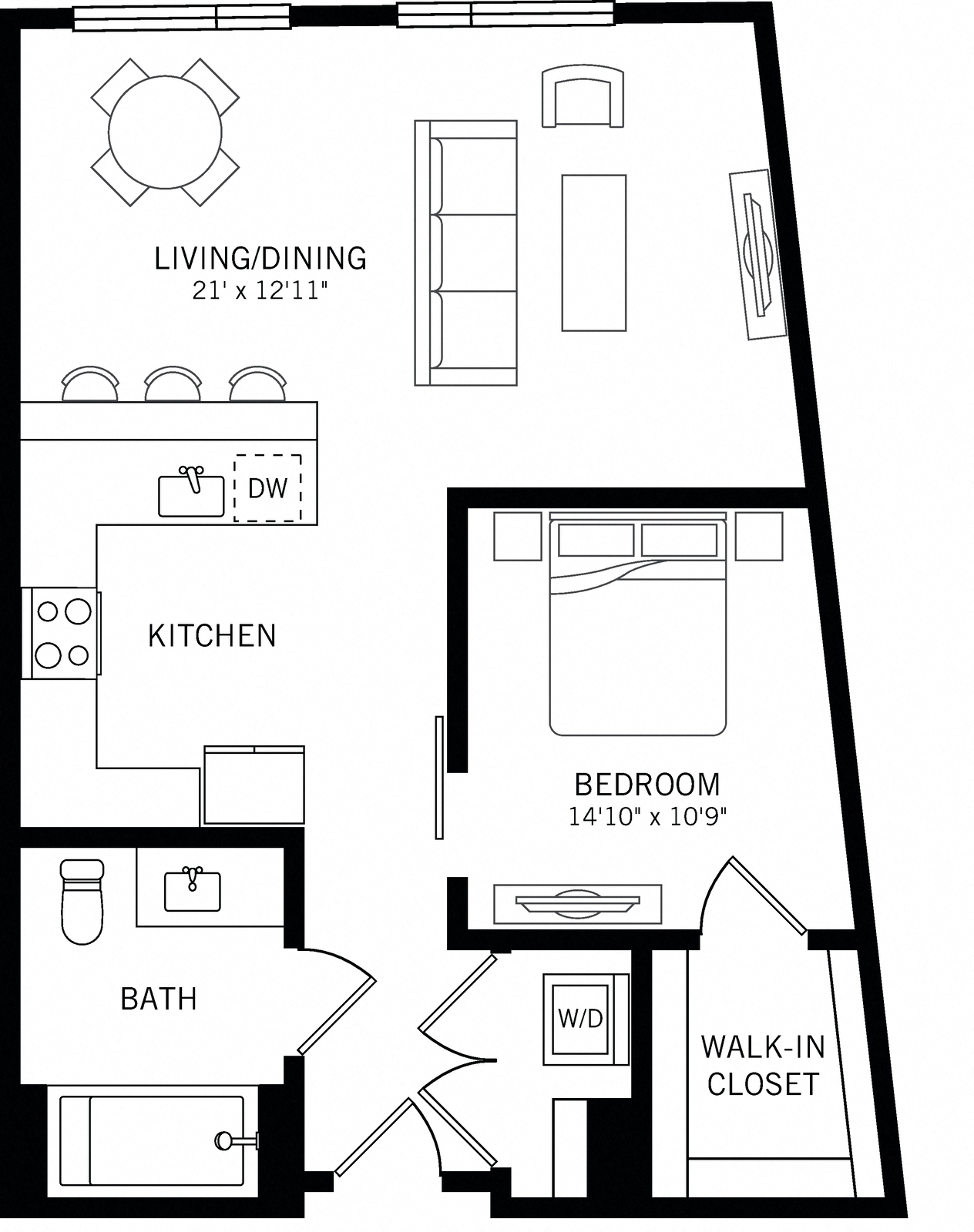 Floor plan layout diagram for A3