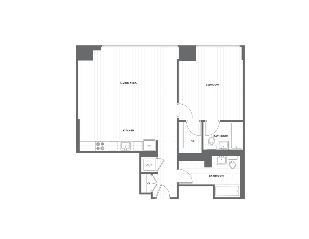 Floor plan layout diagram for A10