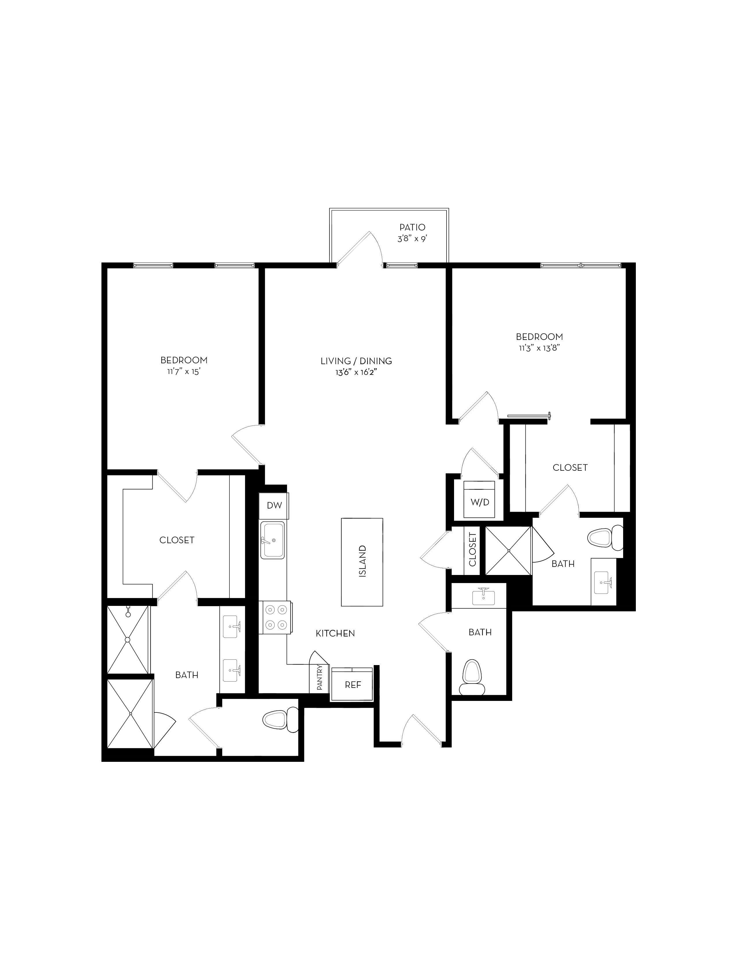 View Apartment Floor Plans | The Wyatt at Makers Quarter