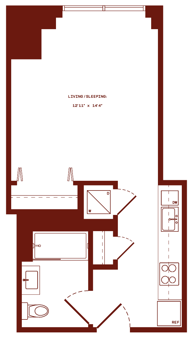 Floor plan layout diagram for e10f