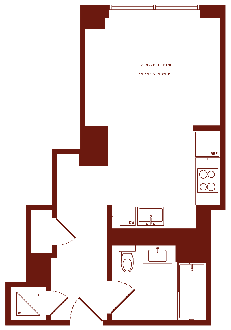Floor plan layout diagram for e10e
