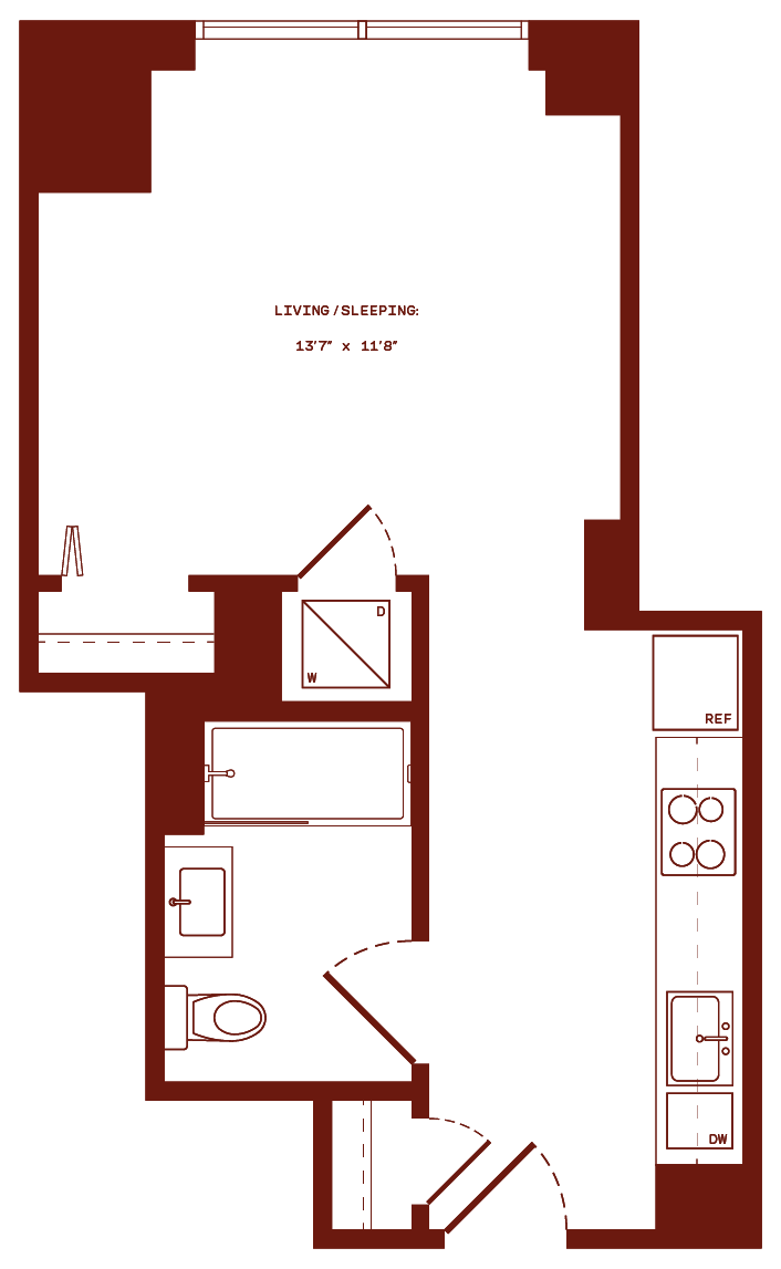 Floor plan layout diagram for e10c