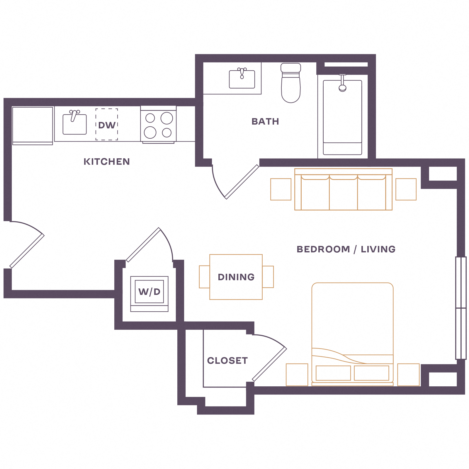 Floor plan layout diagram for S1