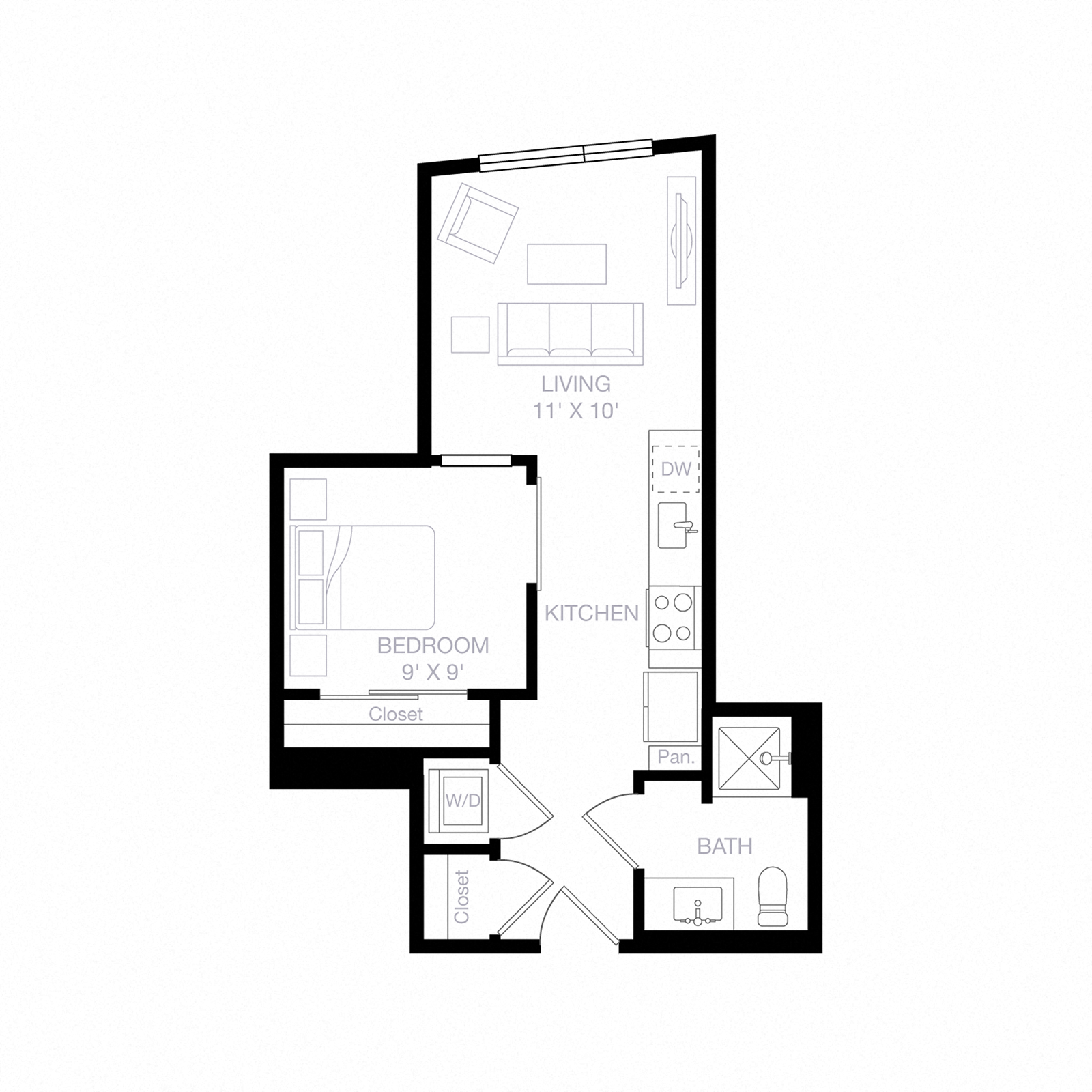 Floor plan layout diagram for S10