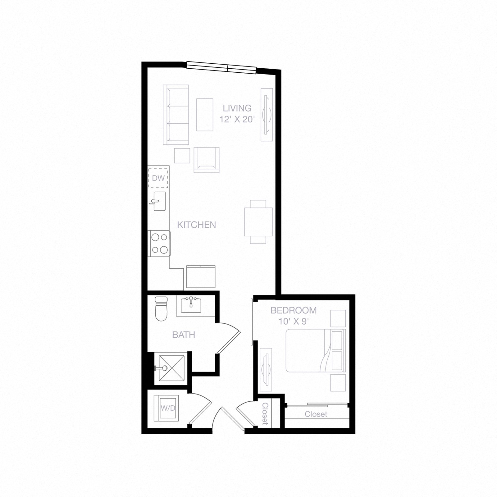 Floor plan layout diagram for S12