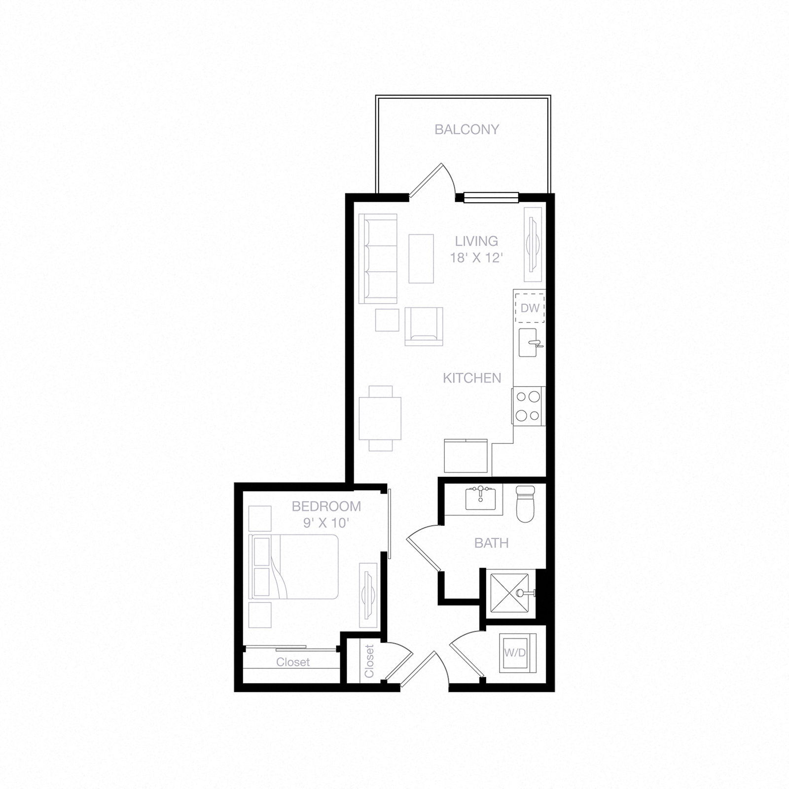 Floor plan layout diagram for S14