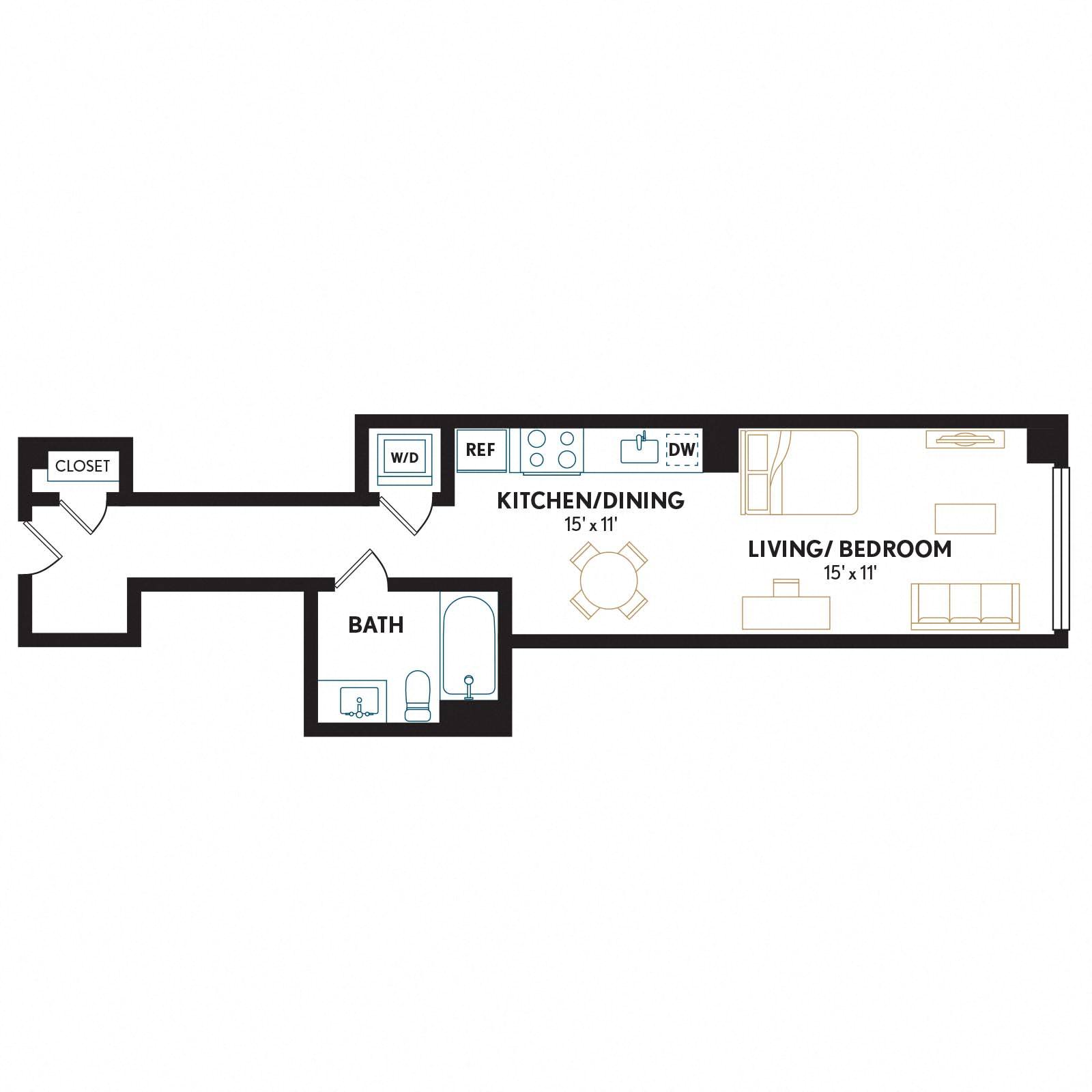 Floor plan layout diagram for S29H