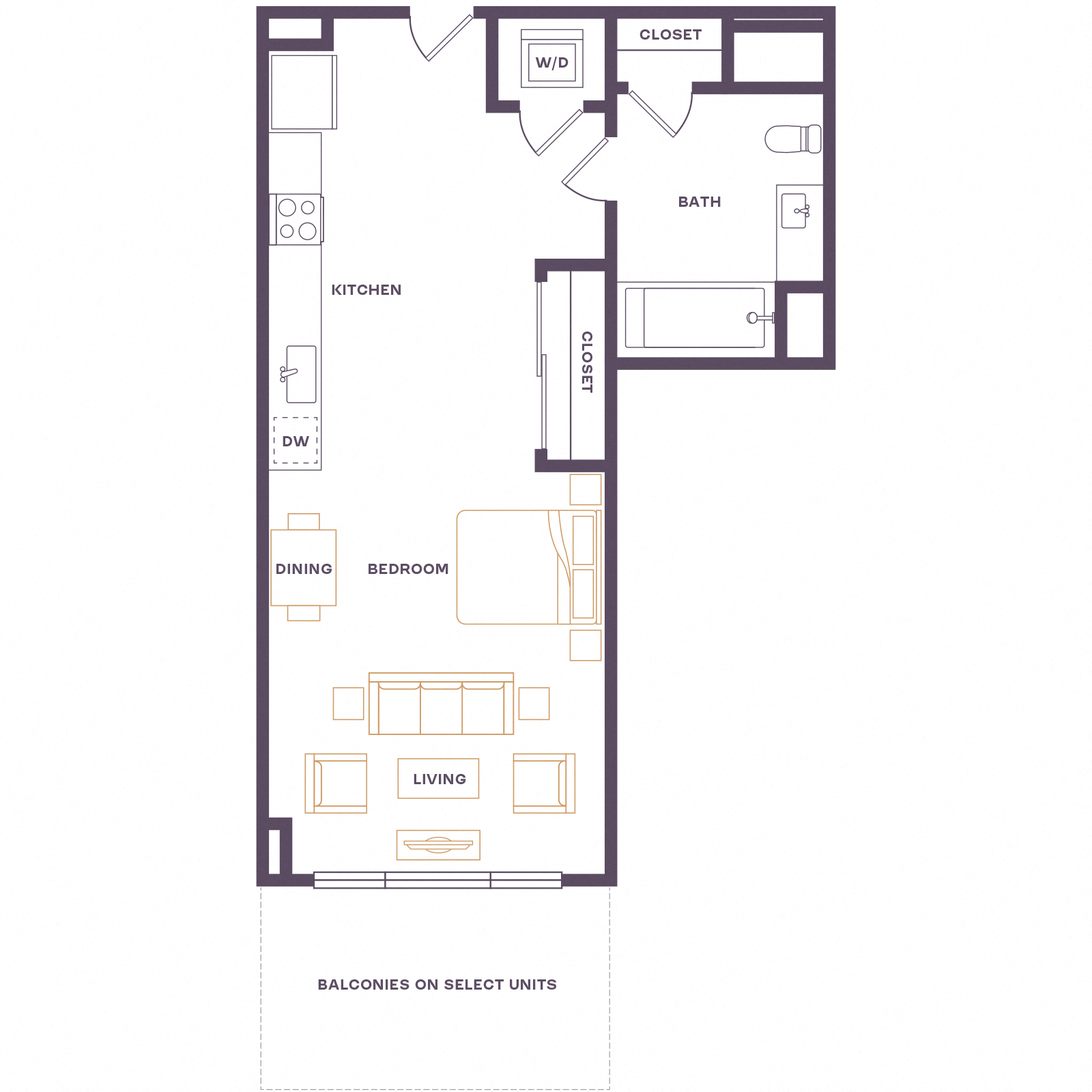 Floor plan layout diagram for S3