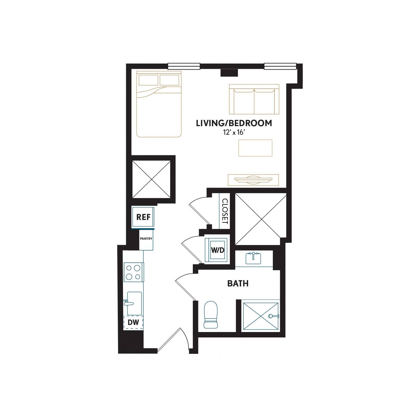 Floor plan layout diagram for S31H