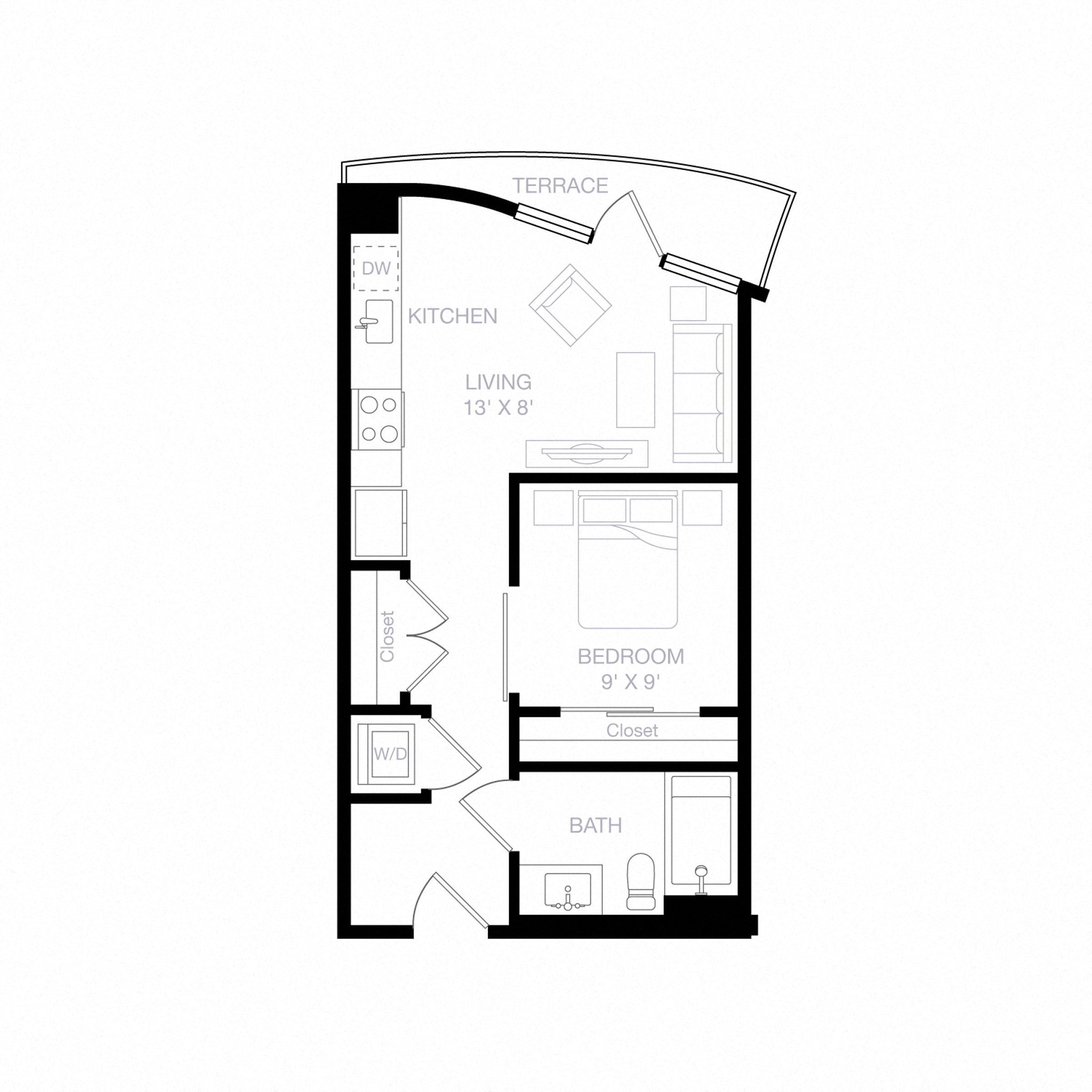 Floor plan layout diagram for S4