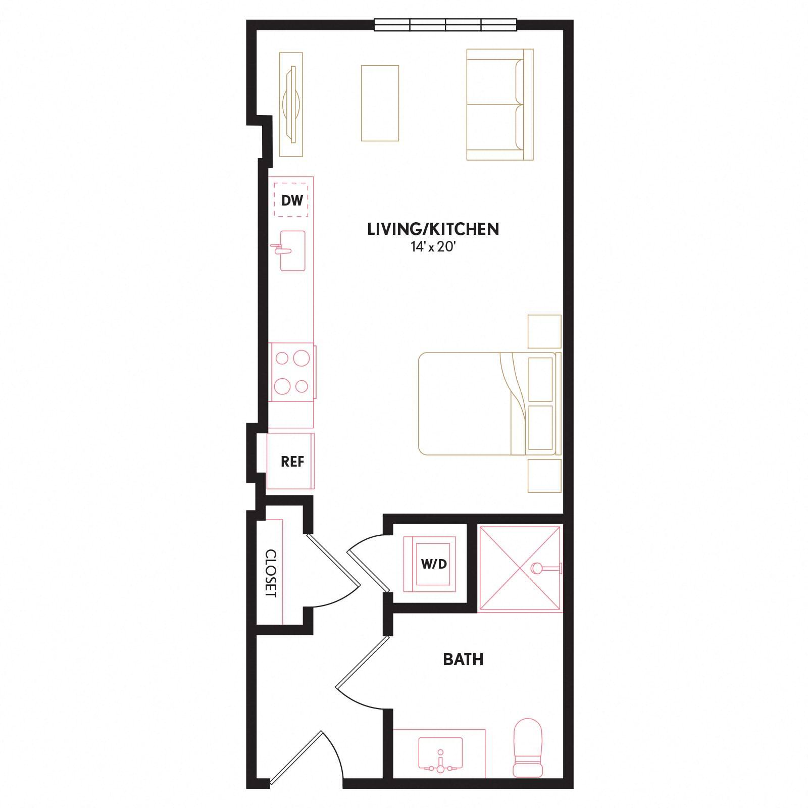 Floor plan layout diagram for S6