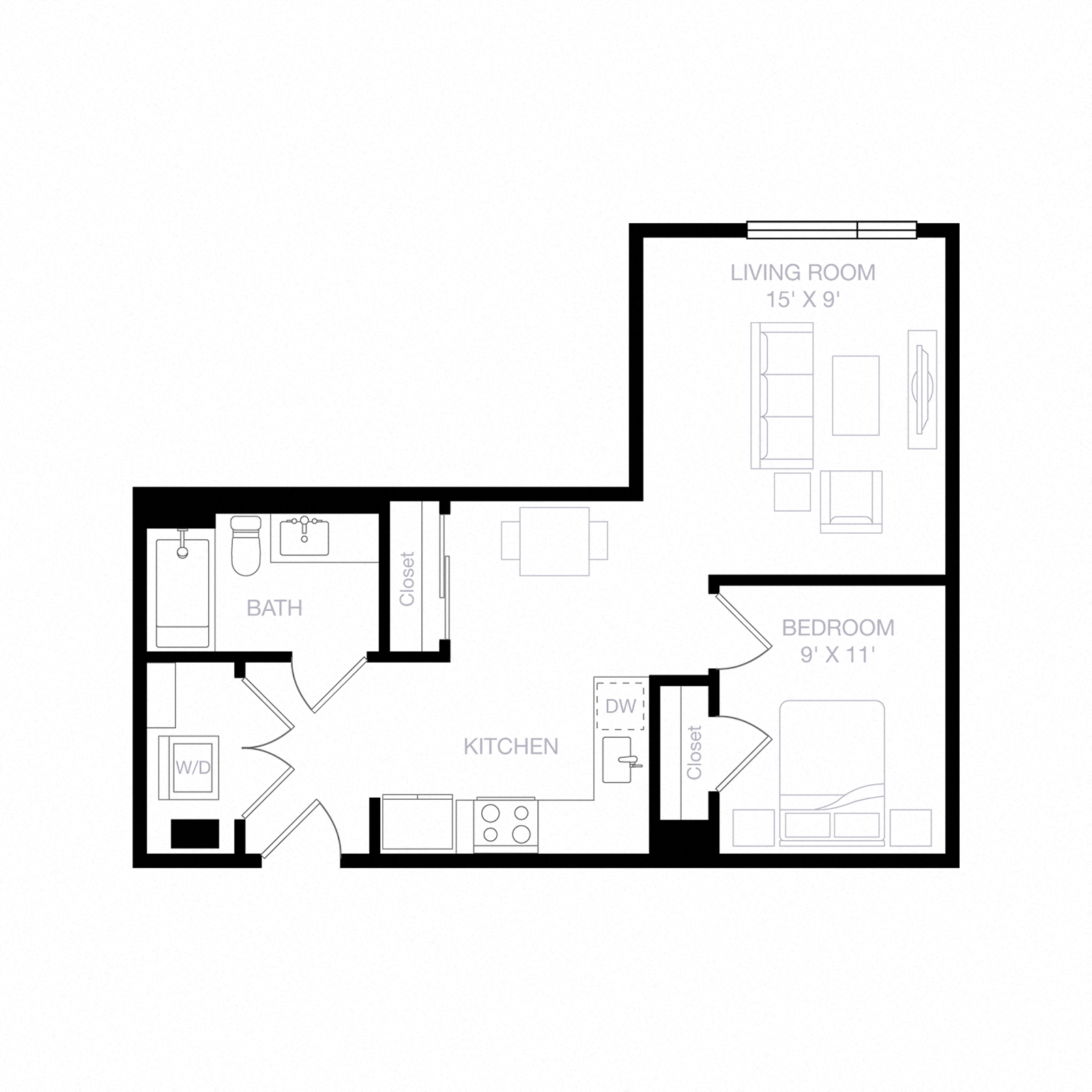 Floor plan layout diagram for S8