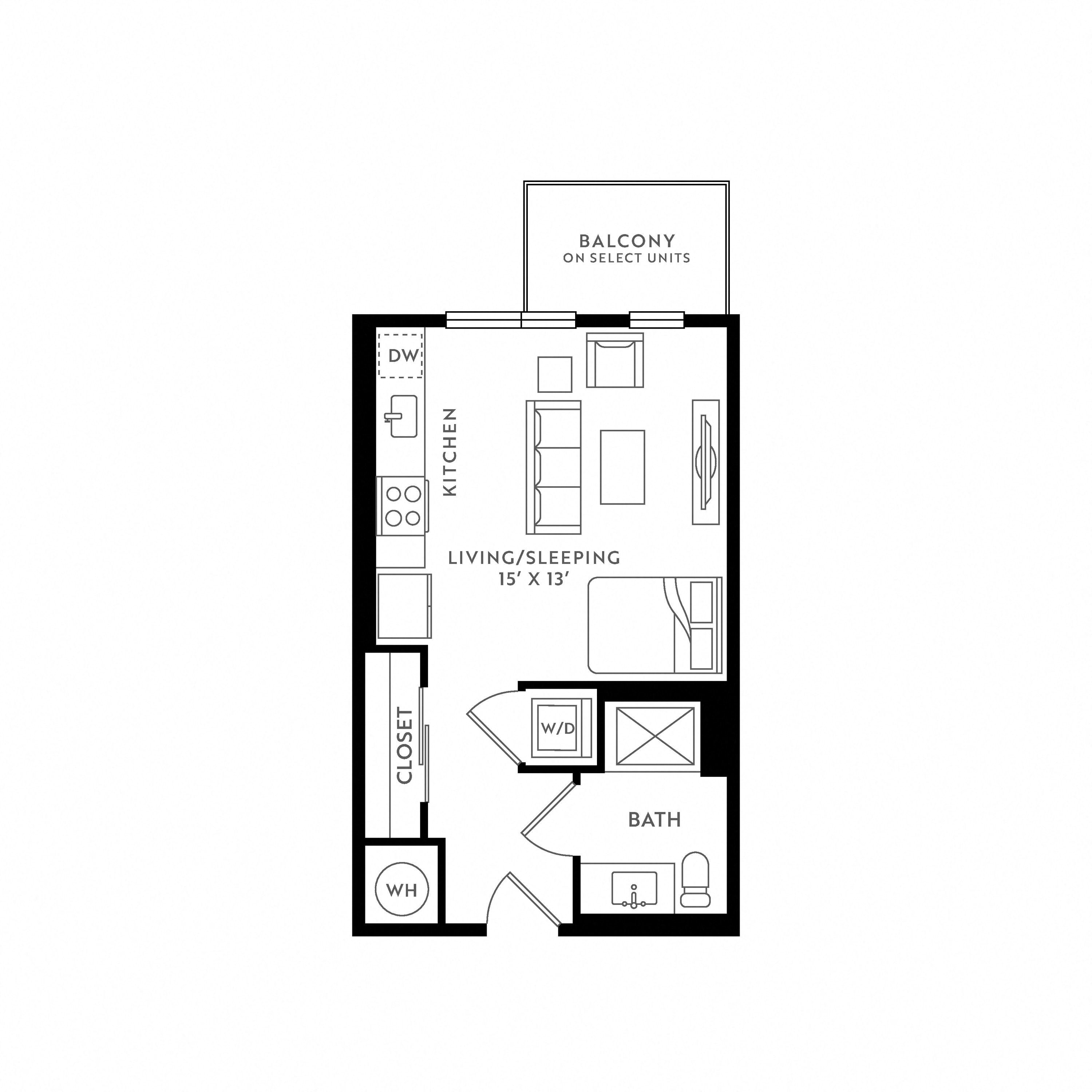 Floor plan layout diagram for S1