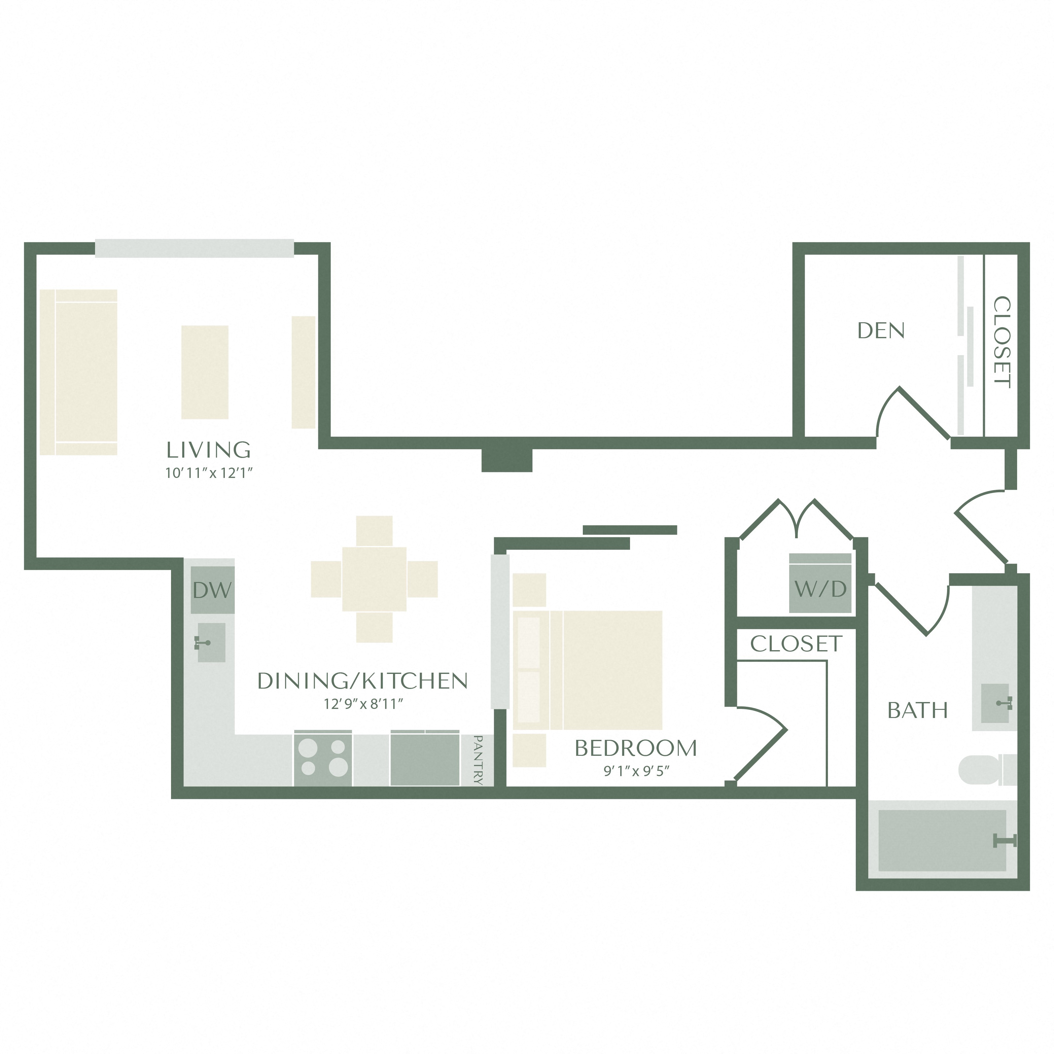 Floor plan layout diagram for UA6