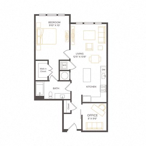 Floor plan layout diagram for A10
