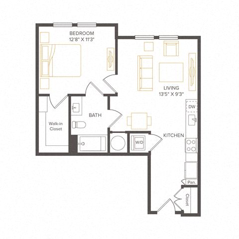 Floor plan layout diagram for A23