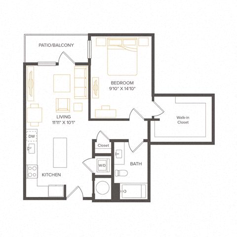 Floor plan layout diagram for A7