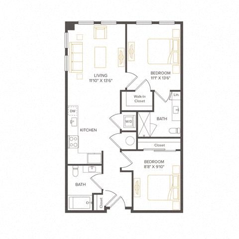 Floor plan layout diagram for B15