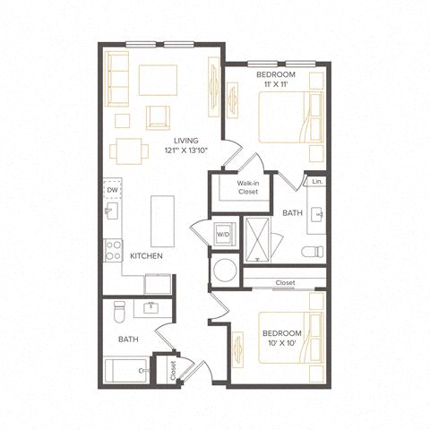 Floor plan layout diagram for B1