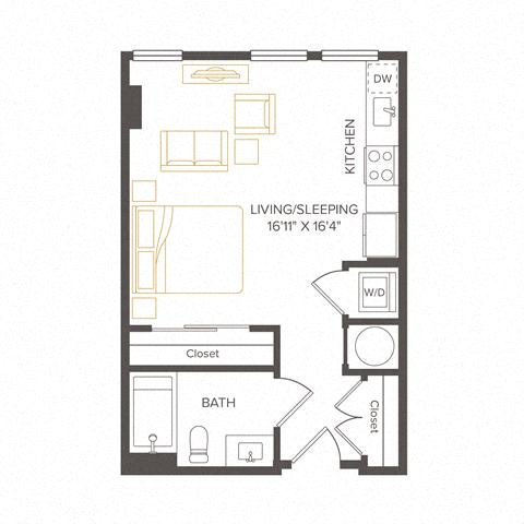 Floor plan layout diagram for S5