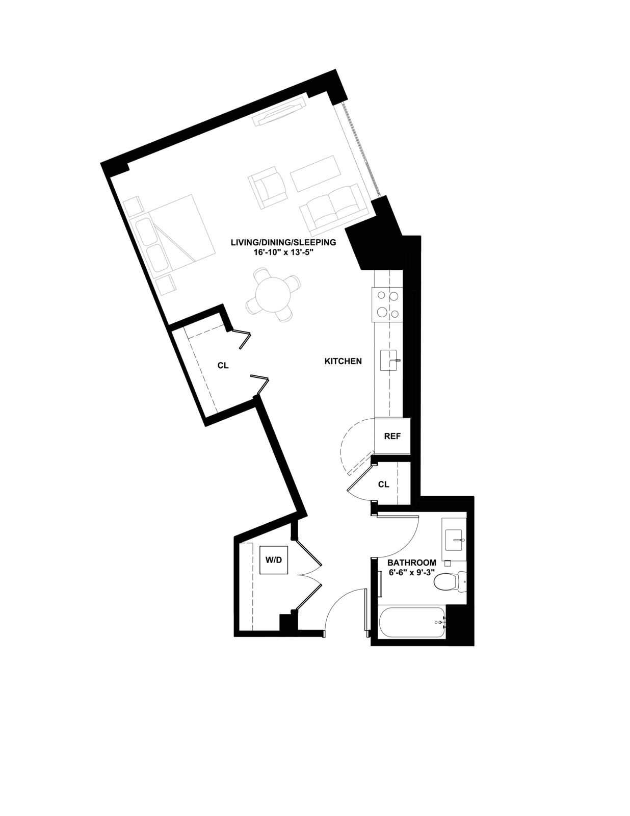 Floor plan layout diagram for SA-2