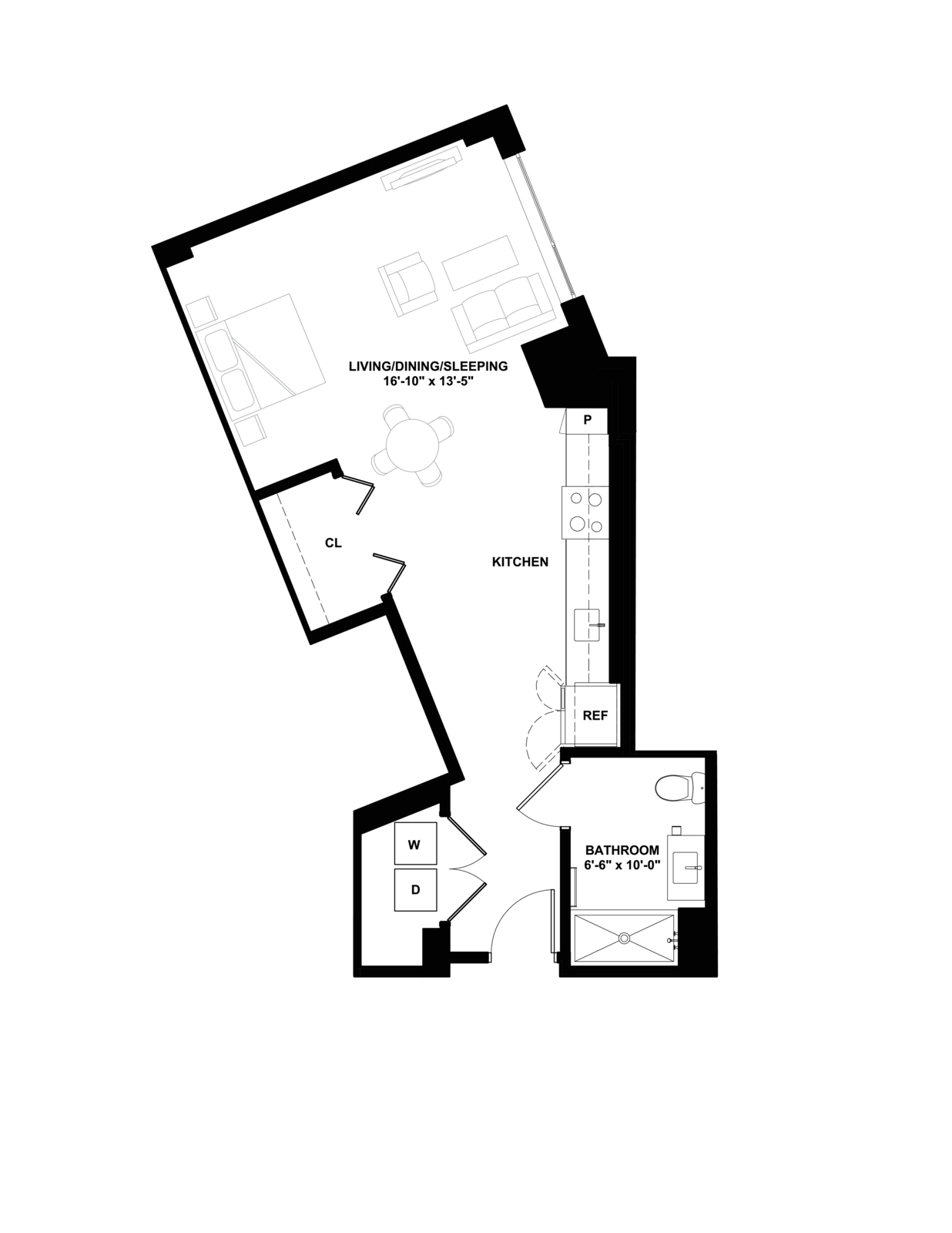 Floor plan layout diagram for SA-3