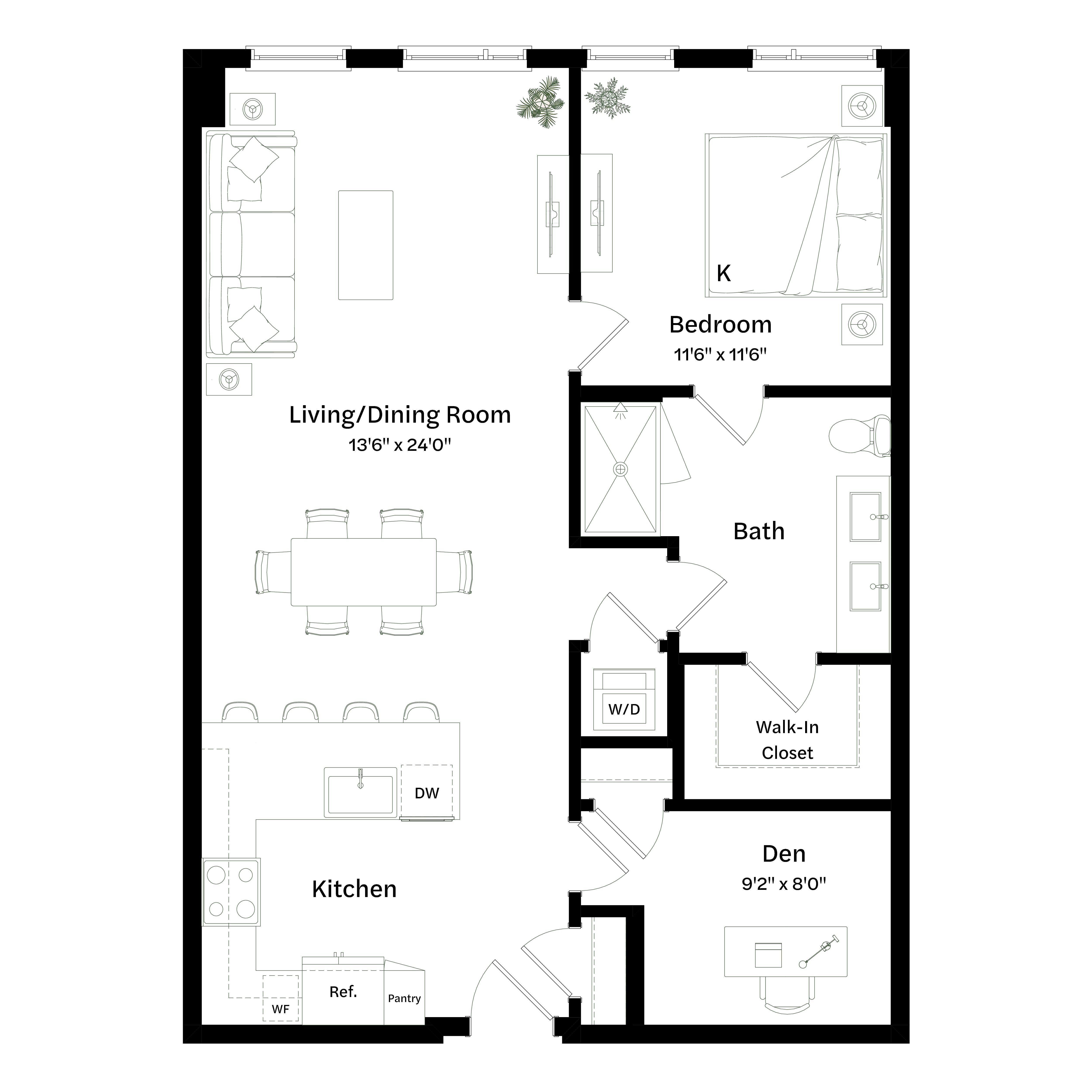 Floor plan layout diagram for AD3