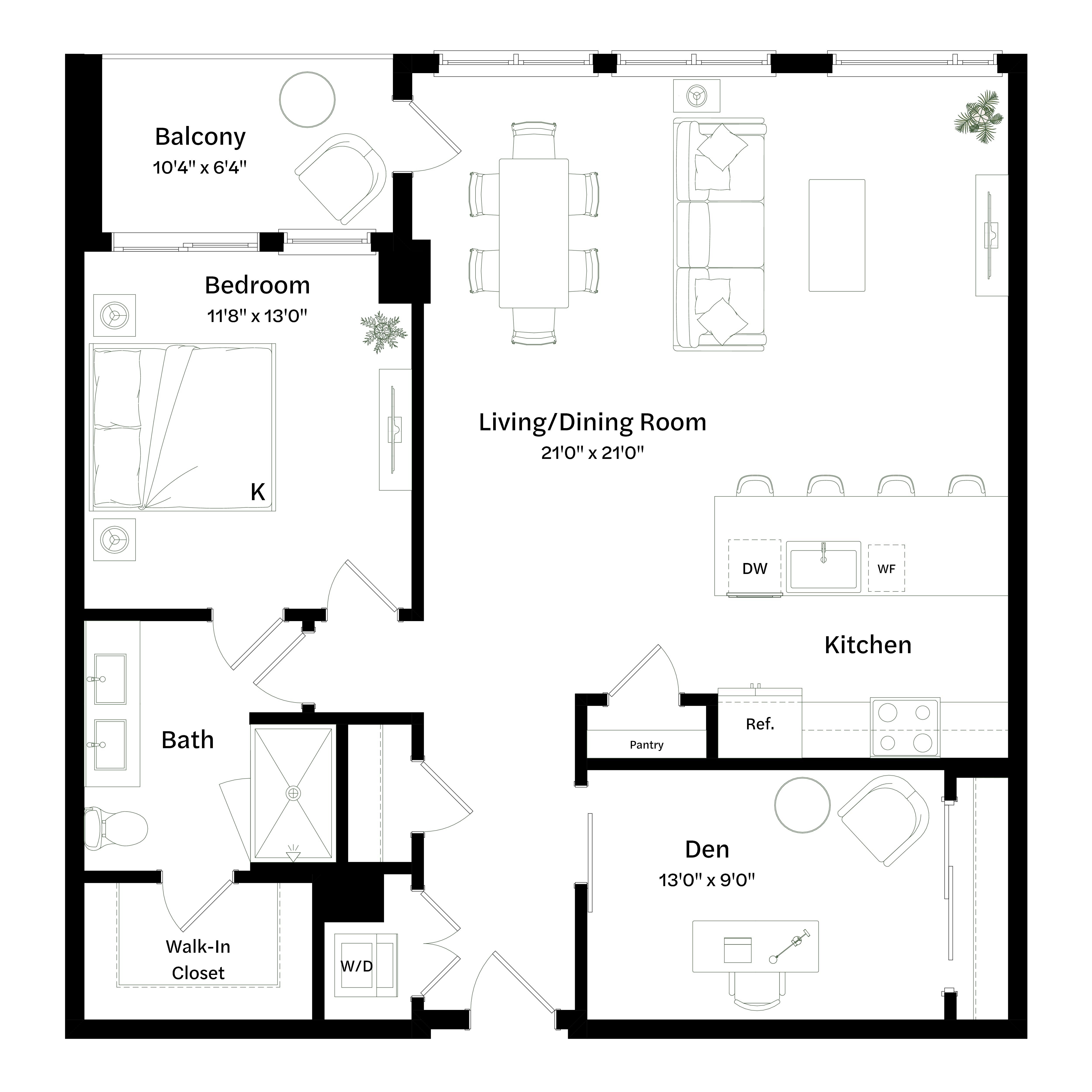 Floor plan layout diagram for AD5