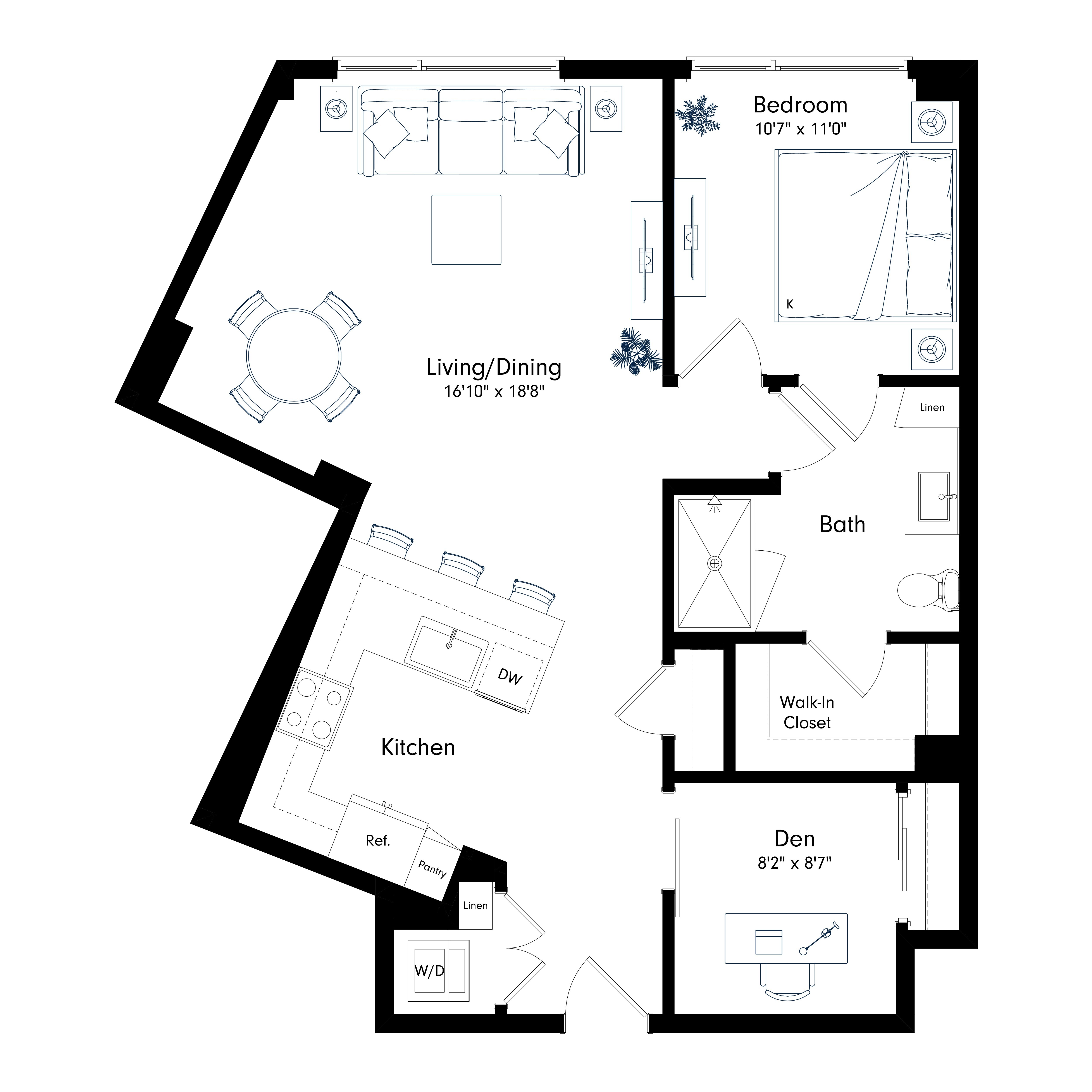 Floor plan layout diagram for AD2