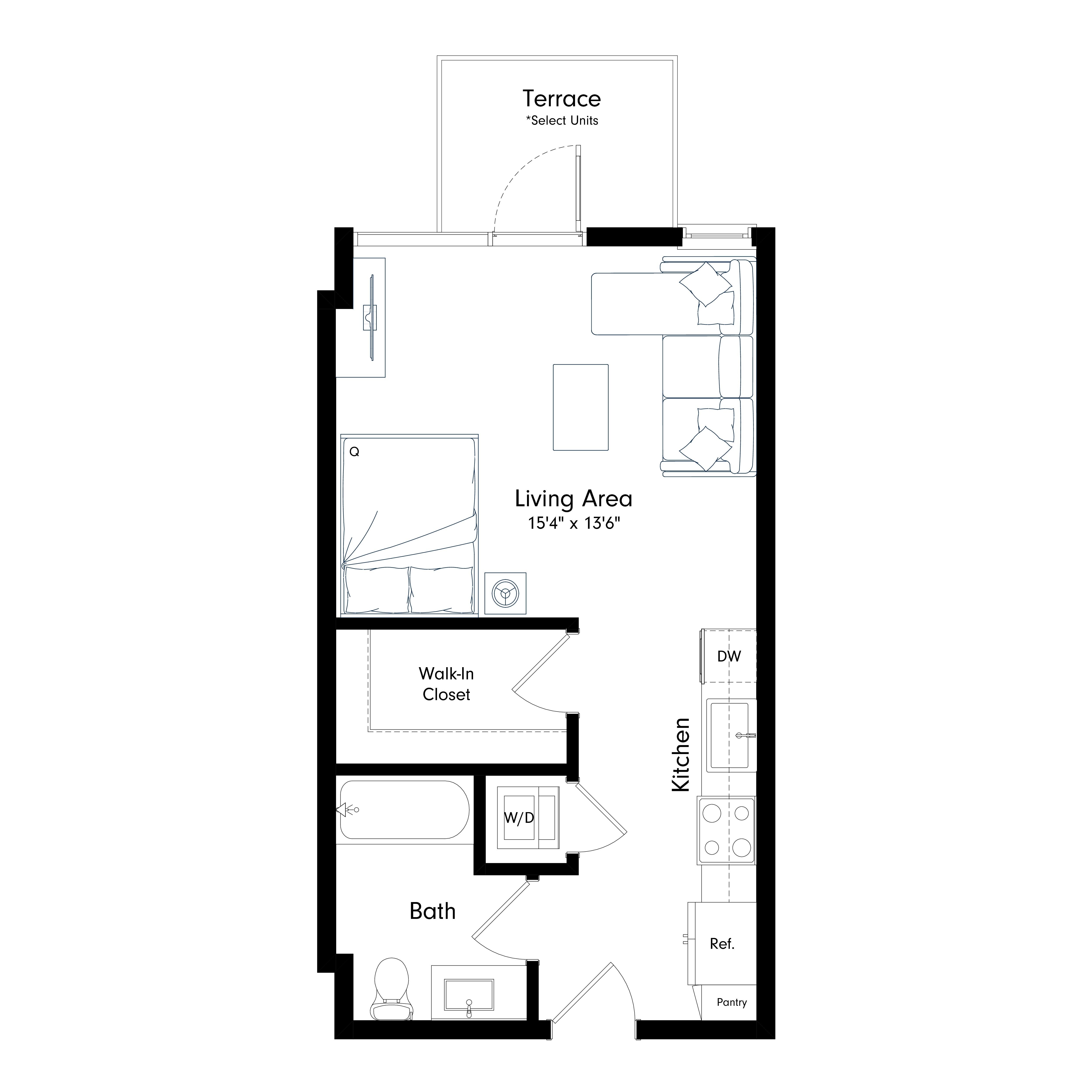 Floor plan layout diagram for S1