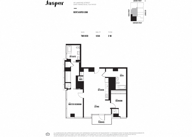 2 Beds |  2 Baths |  "apartment"