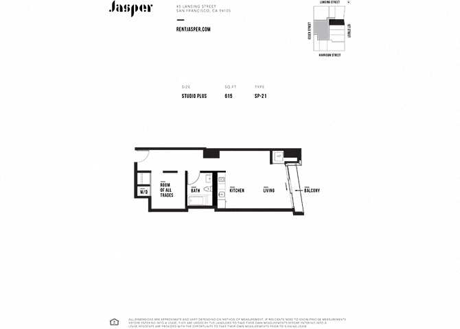 Studio |  1 Bath |  "apartment"