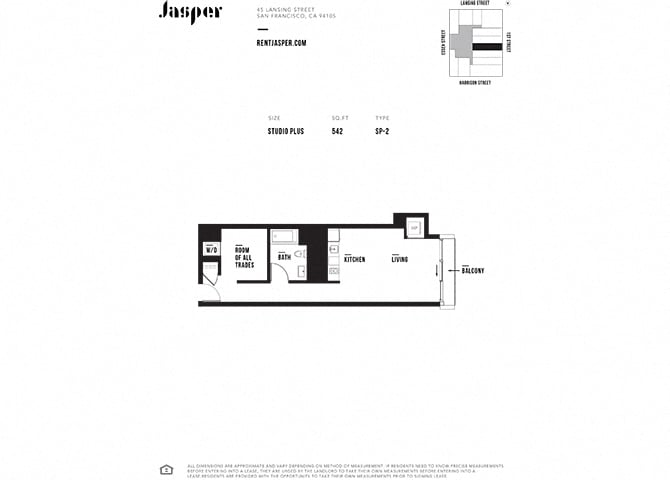 Studio |  1 Bath |  "apartment"